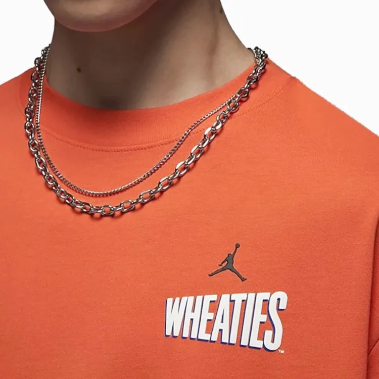 Jordan T Shirts Men Orange-3