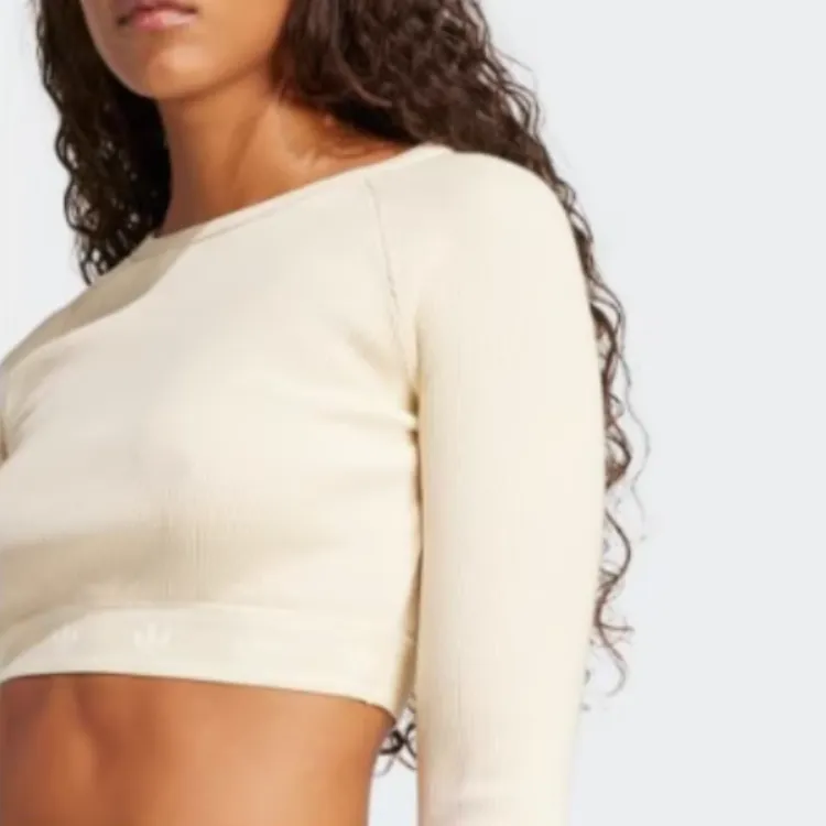 Adidas Originals Crop Tops Women's Ivory-2
