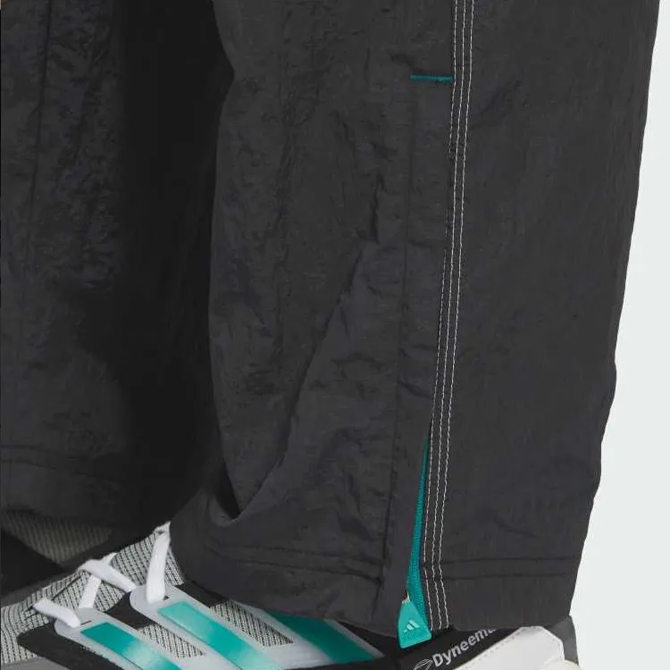 Adidas SS25 Knitted Sports Pants Men's Black-5