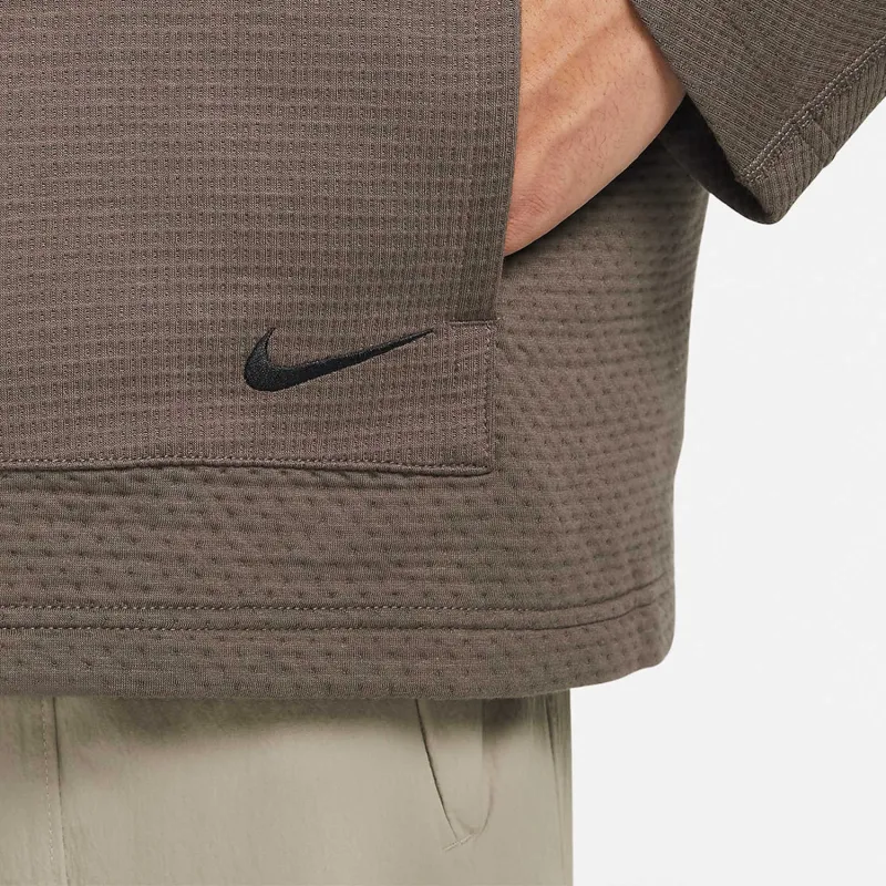 Nike Yoga Jackets Coats Men's Stone Gray/Black-2