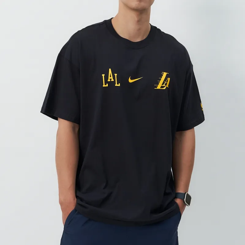 Nba X Nike T Shirts Men Black-3