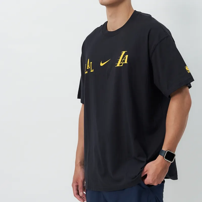 Nba X Nike T Shirts Men Black-4