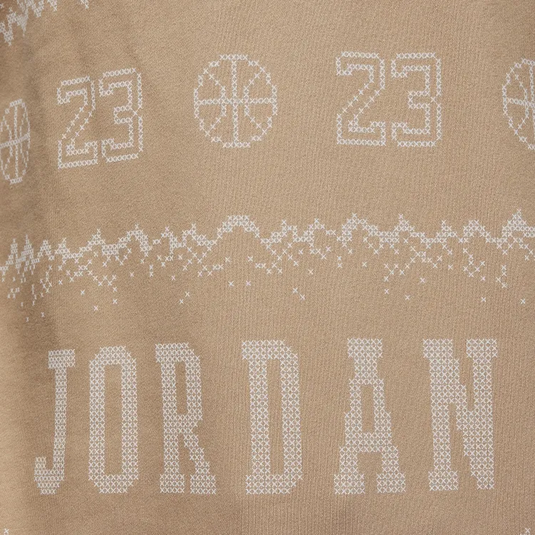Jordan Essentials Holiday Sweatshirt Unisex Khaki-3