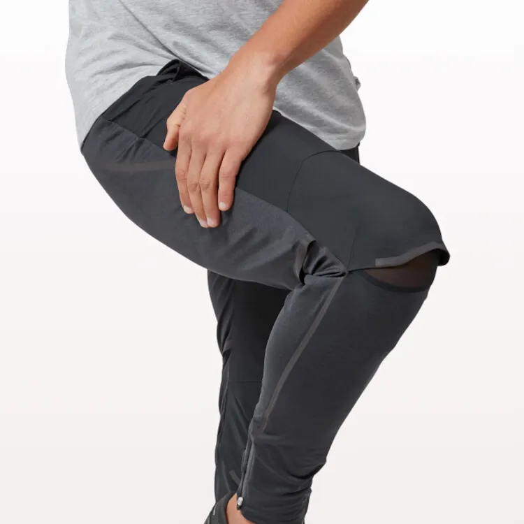 On RunningRunning Pants Running Pants Knitted Sweatpants Men's Black-4