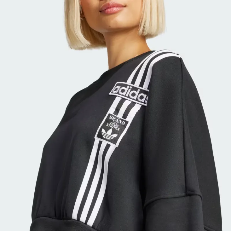Adidas Women's Adibreak Cropped Sweatshirt Black-4