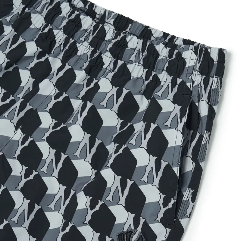 MLB Cube Monogram New York Yankees Casual Pants Unisex Black-1