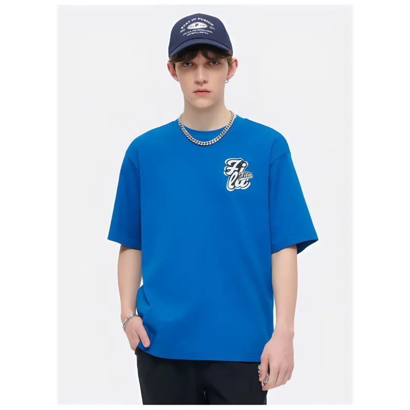 FILA FUSION SS24 T Shirt Men's Cobalt Blue-2