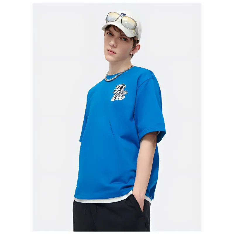 FILA FUSION SS24 T Shirt Men's Cobalt Blue-5