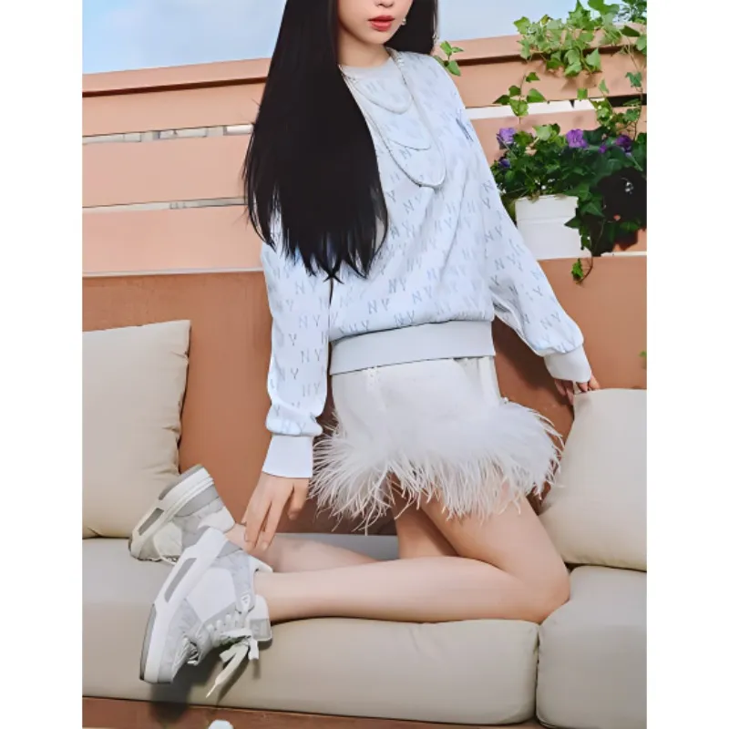 MLB SS24 Sweatshirt Unisex Cream-3