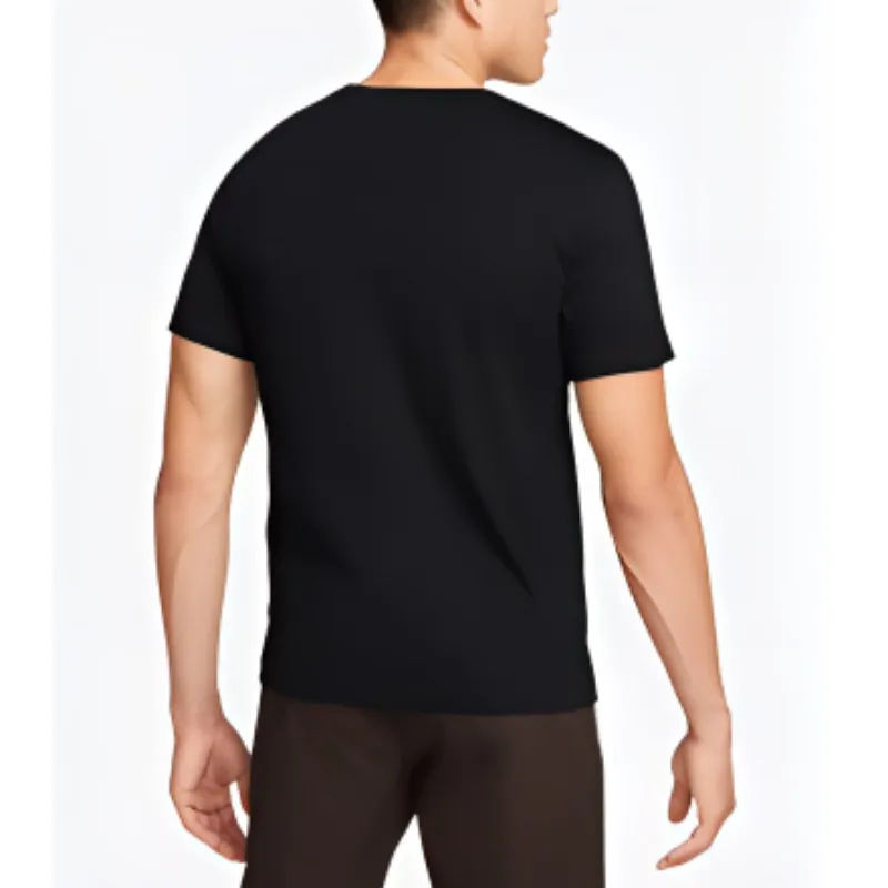 Nike T Shirts Men Black-5