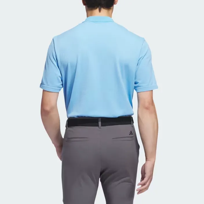 Adidas Ultimate365 Golf Tour Primeknit Polo Shirt Men's Blue-3
