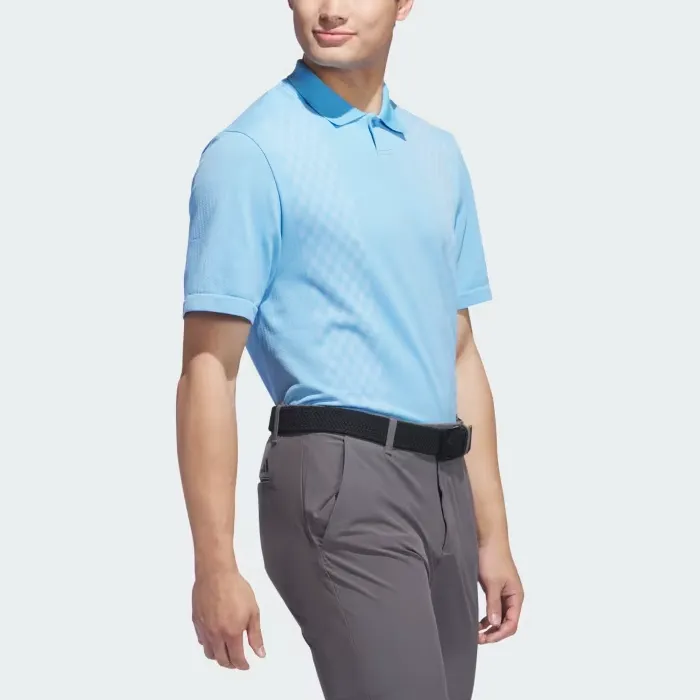 Adidas Ultimate365 Golf Tour Primeknit Polo Shirt Men's Blue-4