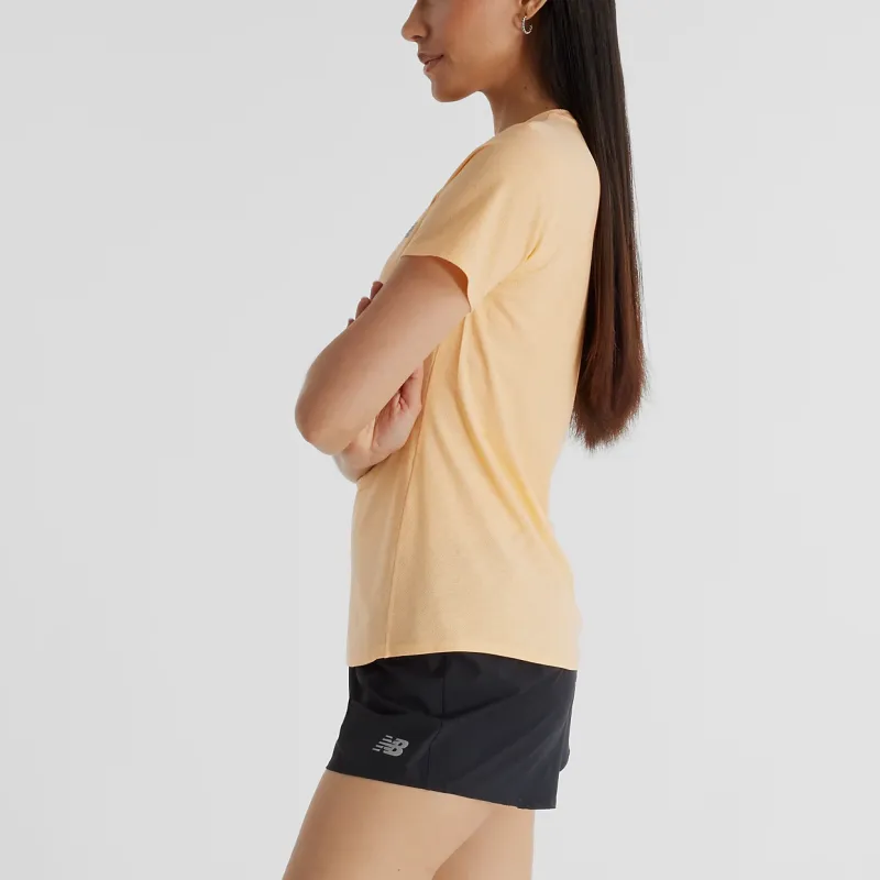 New Balance T Shirt Women's Peach Blossom-2