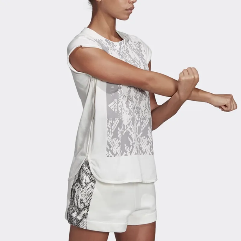 Adidas Stella McCartney T Shirt Women's White-4