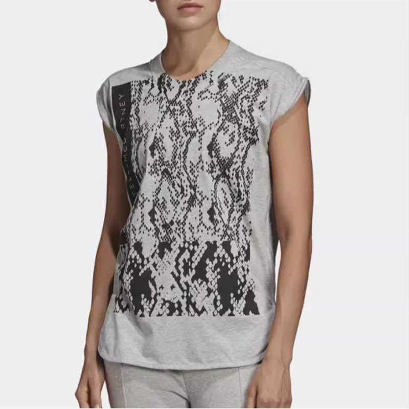 Adidas Stella McCartney T Shirt Women's Gray-2