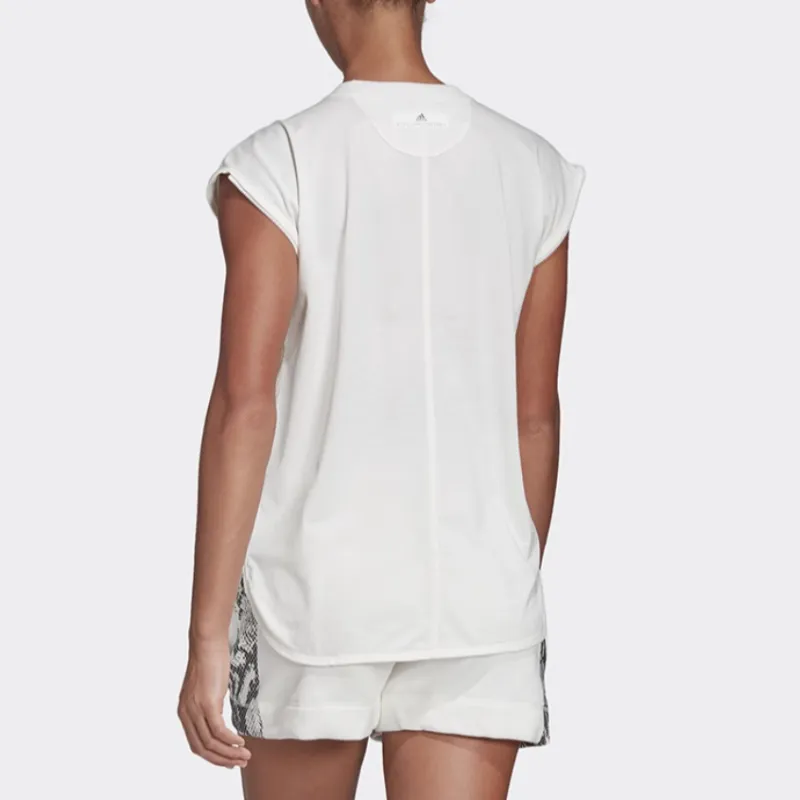 Adidas Stella McCartney T Shirt Women's White-3