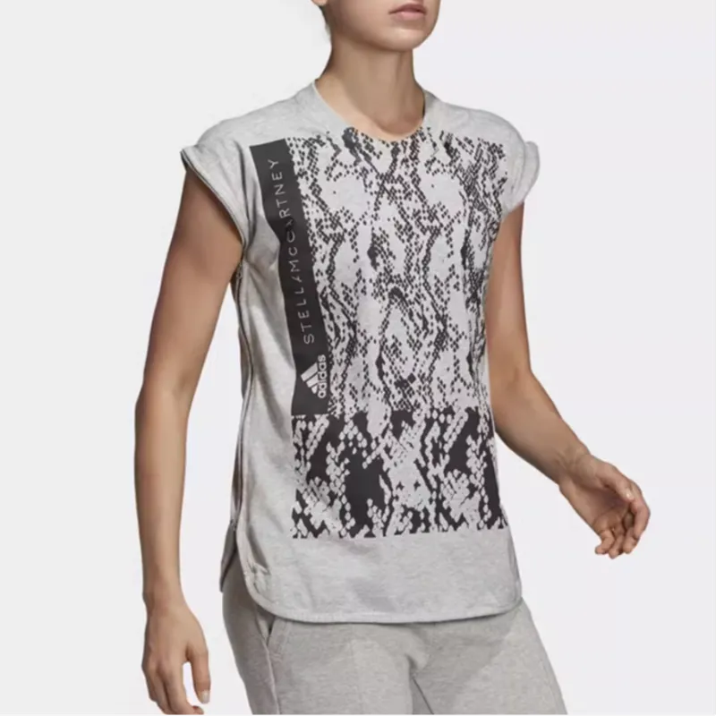 Adidas Stella McCartney T Shirt Women's Gray-3