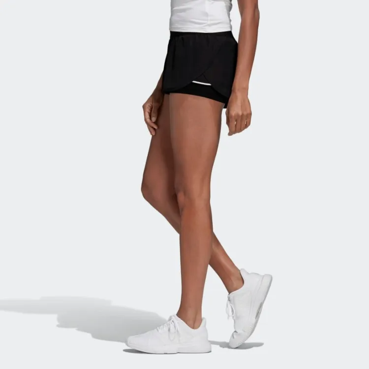 Adidas Tennis Bottoms Women's Black/Dark Silver Metal/White-5