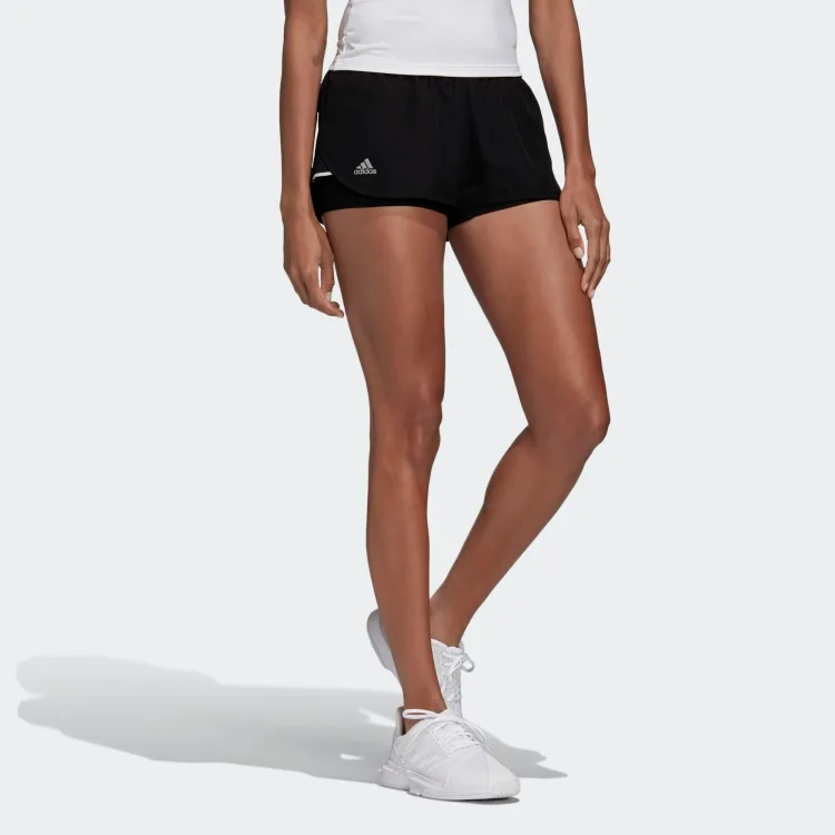 Adidas Tennis Bottoms Women's Black/Dark Silver Metal/White-4