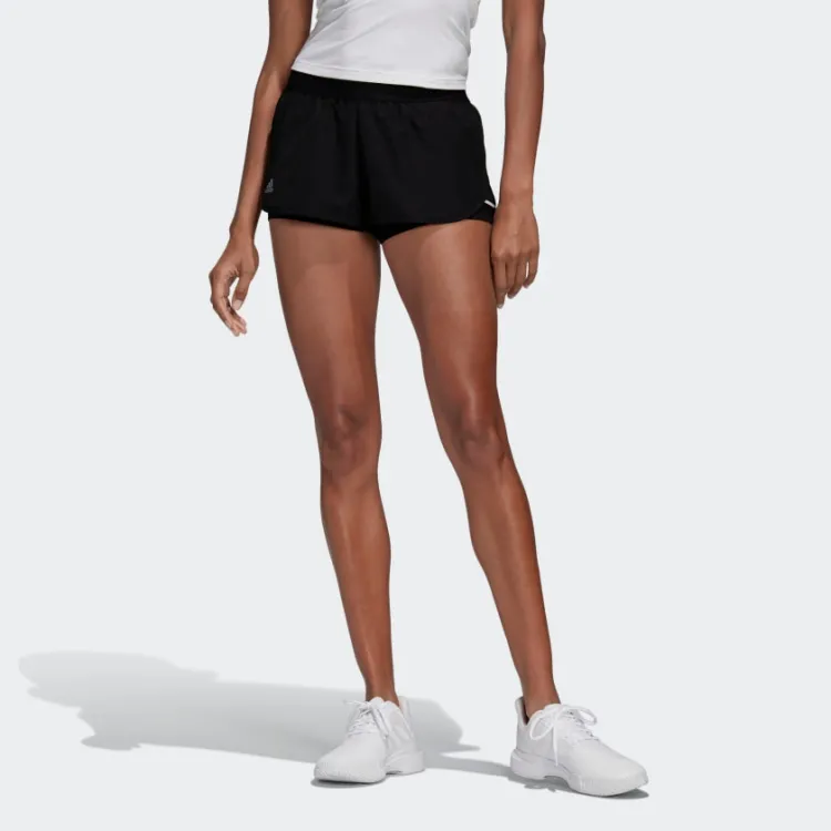 Adidas Tennis Bottoms Women's Black/Dark Silver Metal/White-2