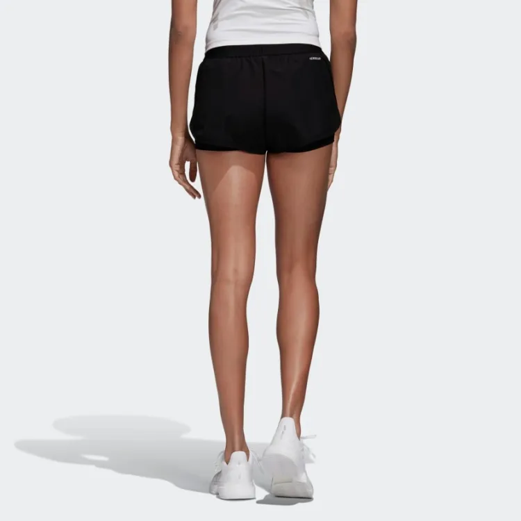 Adidas Tennis Bottoms Women's Black/Dark Silver Metal/White-3