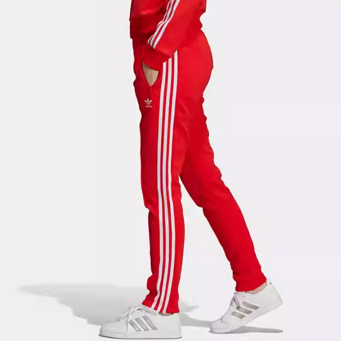 Adidas Women's Primeblue Sst Track Pants Vivid Red-5