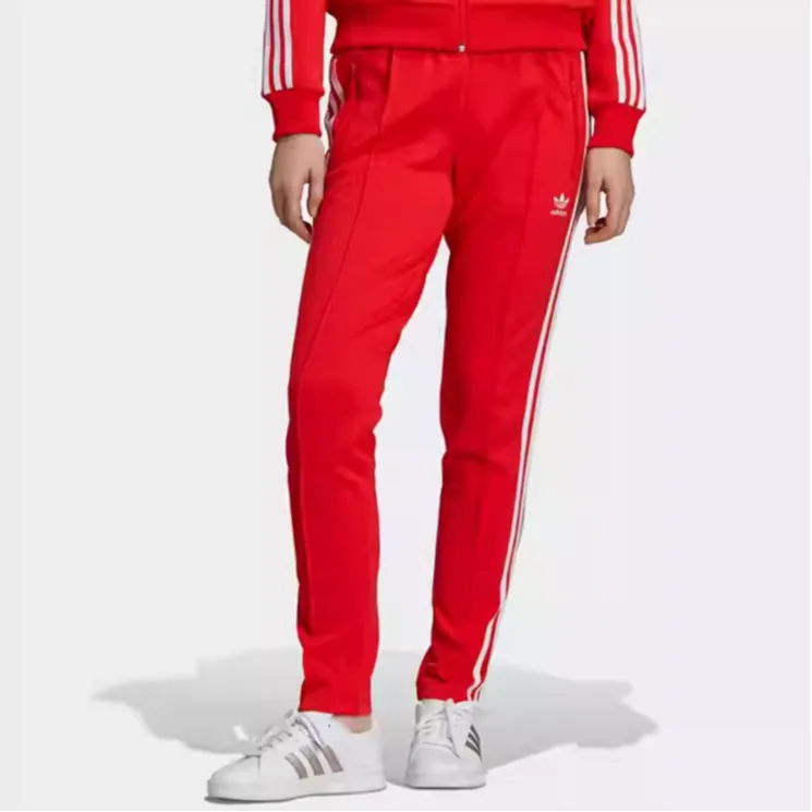 Adidas Women's Primeblue Sst Track Pants Vivid Red-2
