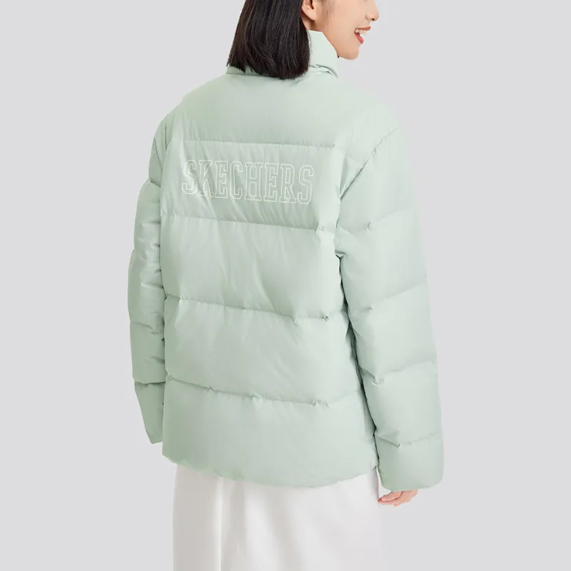 Skechers Sports Alliance Series Down Jacket Unisex Mercury Green-3