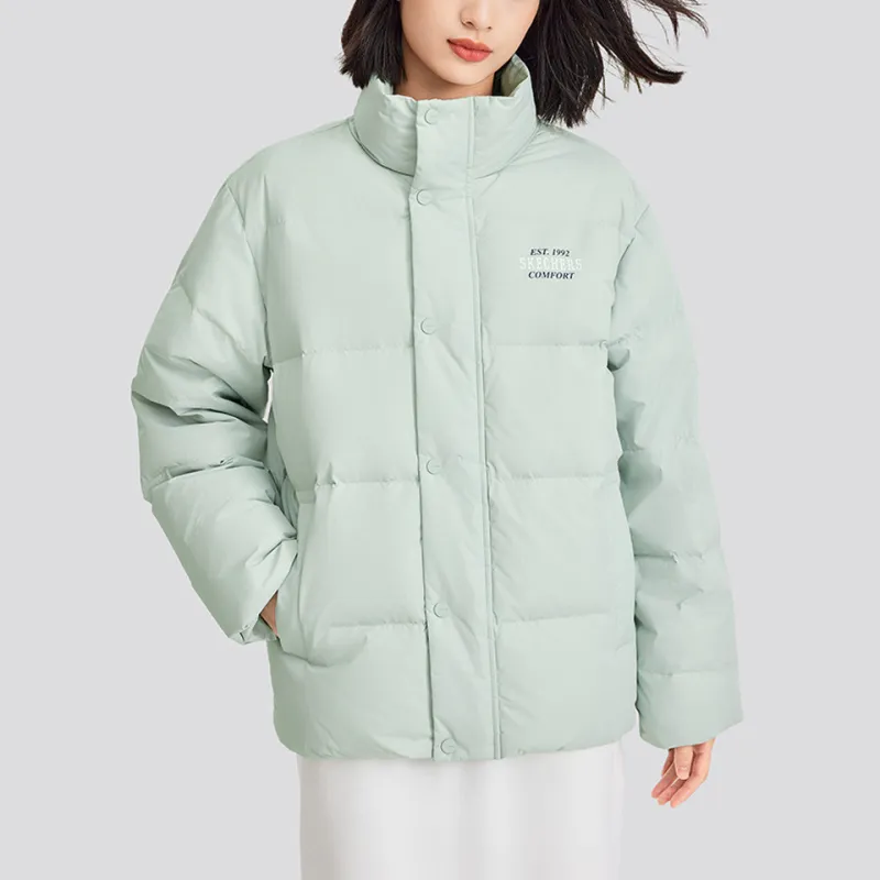 Skechers Sports Alliance Series Down Jacket Unisex Mercury Green-2
