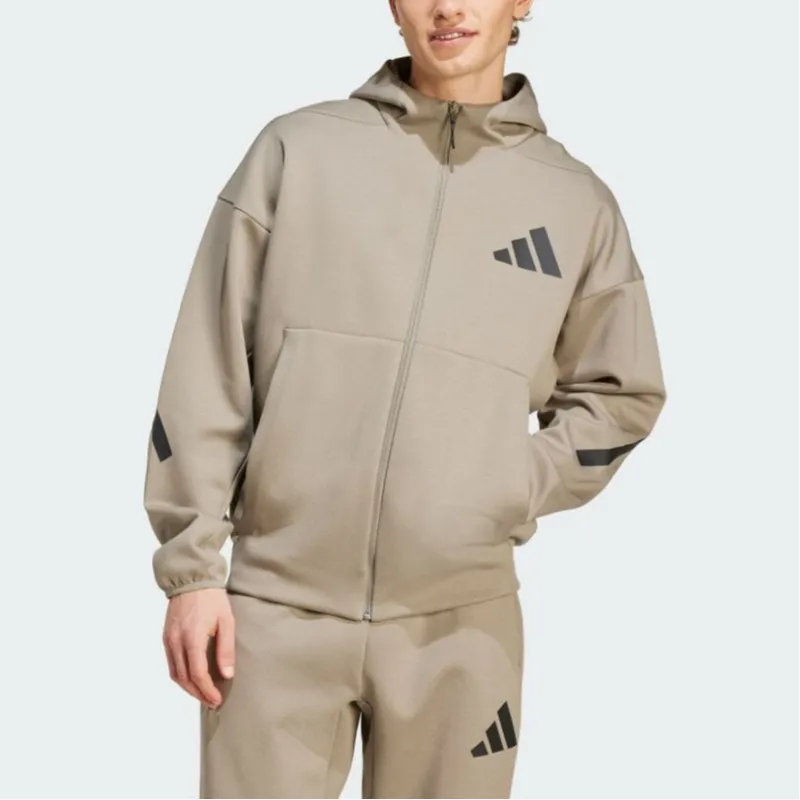 Adidas Free Shipping With AdiClub Z.N.E. Full-Zip Hooded Track Jacket-2