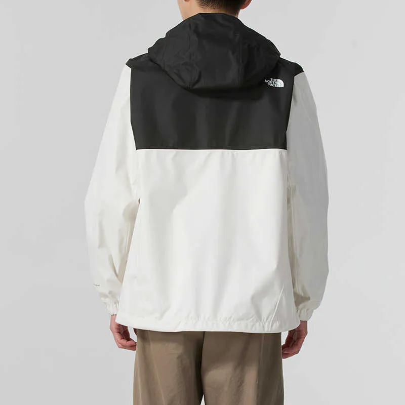 THE NORTH FACE Outdoor Hiking Waterproof And Windproof Windbreaker Jacket Men's White-2