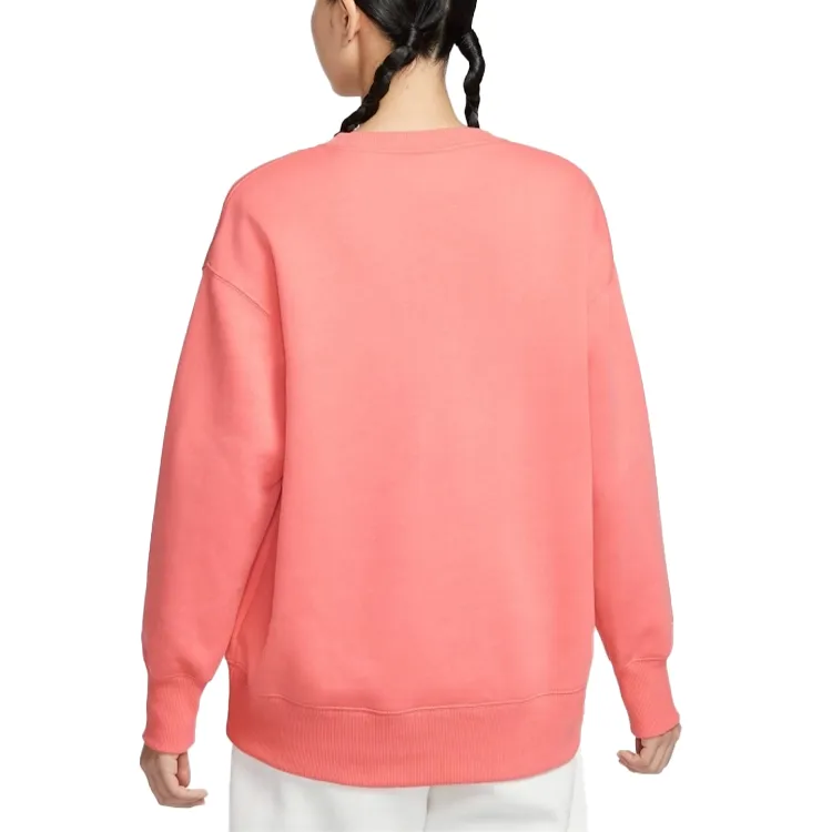 Nike PHNX FLC OS LONG CRE Sweatshirt Women's Pink-3