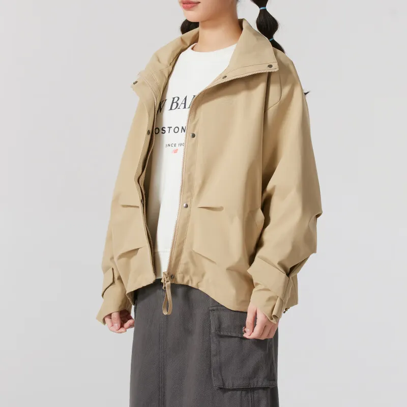 New Balance Jacket Women's Beige Yellow-2