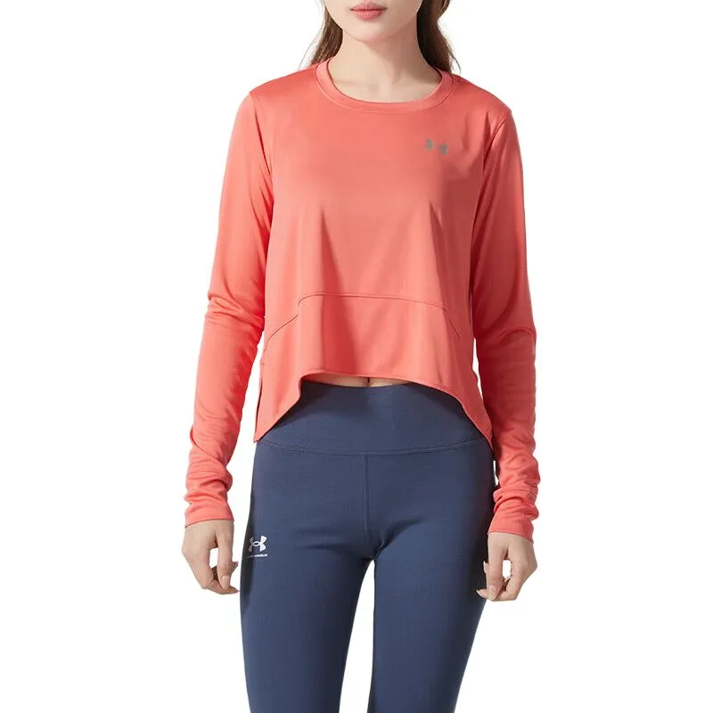 Under Armour T Shirt Women's Coral Pink-2