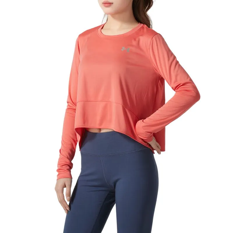 Under Armour T Shirt Women's Coral Pink-4