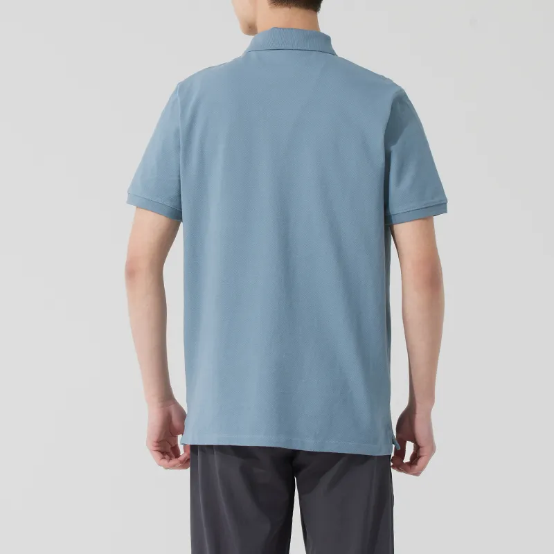 Timberland SS25 Polo Shirt Men's Sky Blue-2