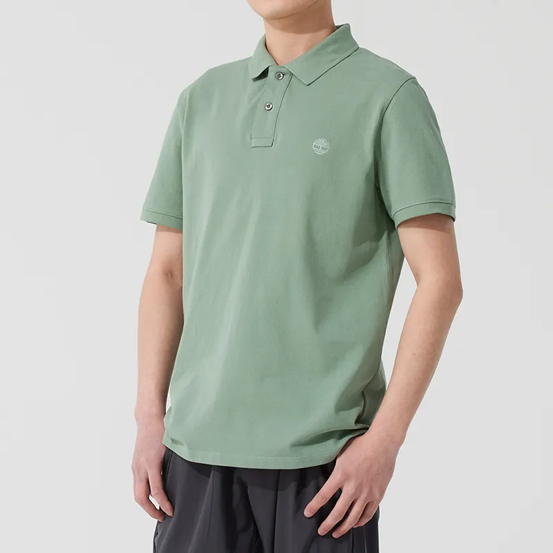Timberland SS25 Polo Shirt Men's Green-3