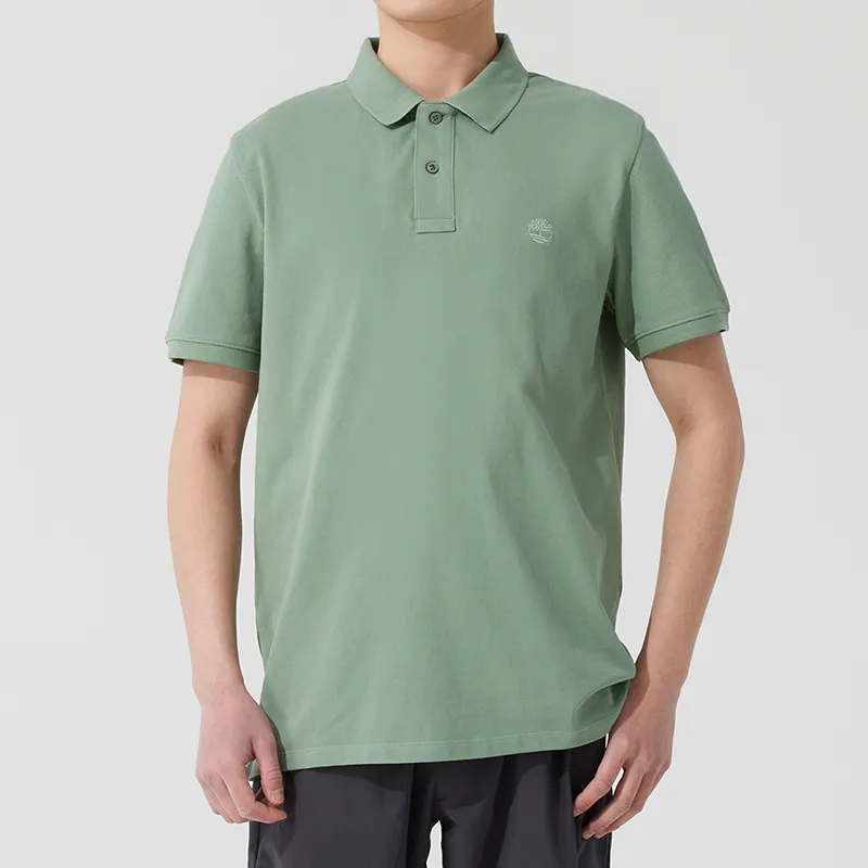 Timberland SS25 Polo Shirt Men's Green-1