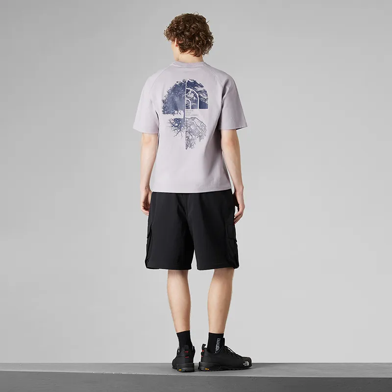 THE NORTH FACE UE Collection City Outdoor Collection T Shirt Men's 1OA/Moon Shadow Gray-2