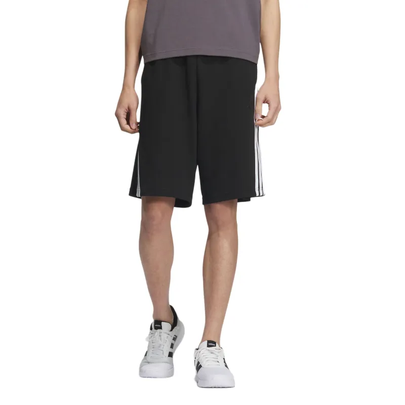 Adidas 3 Stripes Casual Shorts Men's Black-1