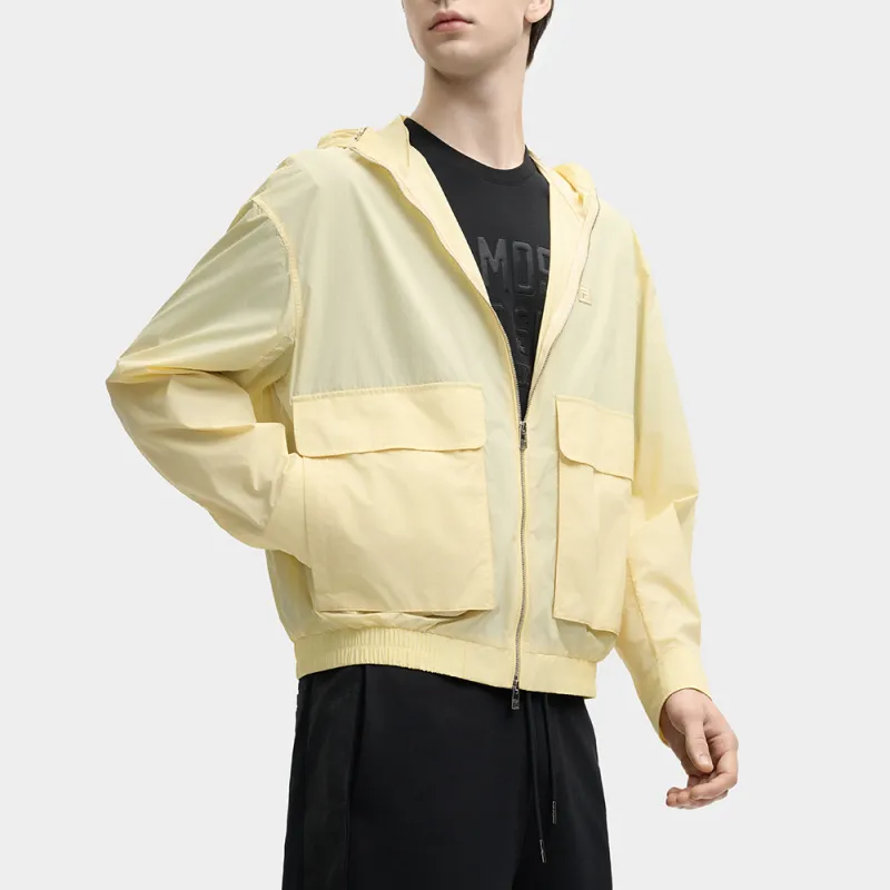 FILA MILANO Collection Jacket Men's Lightly Mellow Wheat Yellow YE-5