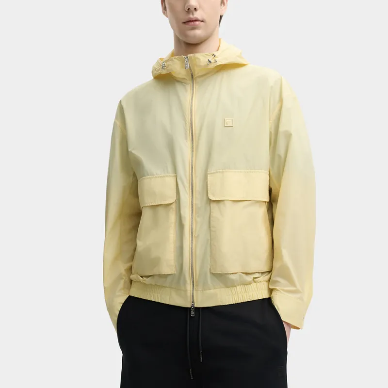 FILA MILANO Collection Jacket Men's Lightly Mellow Wheat Yellow YE-2