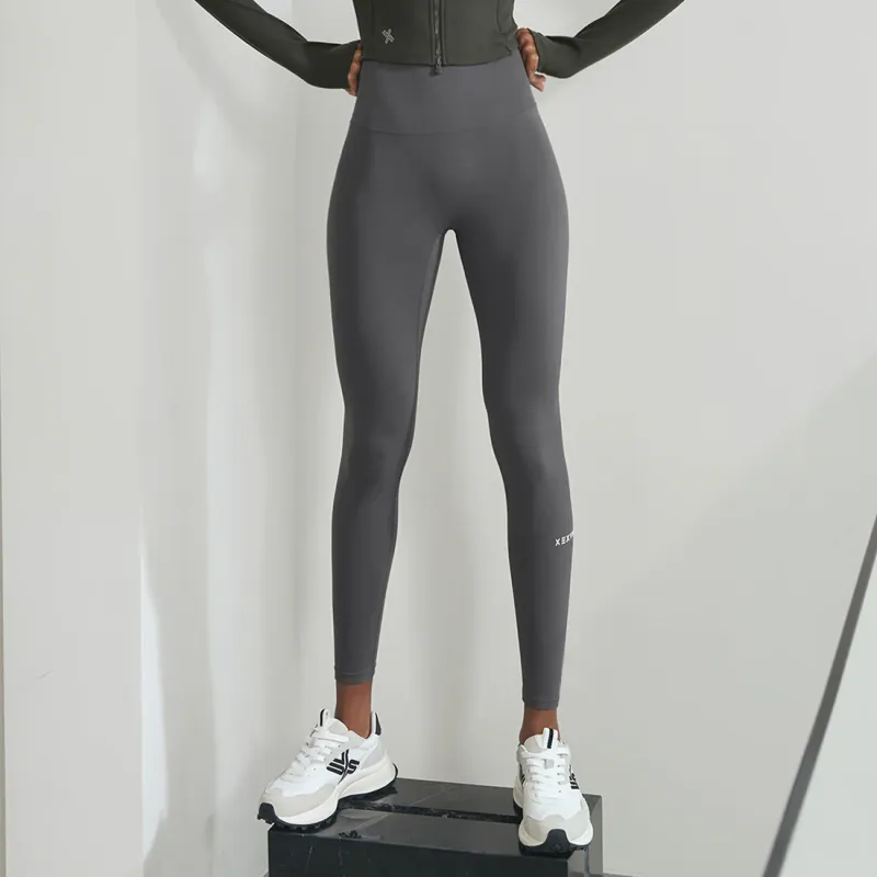 XEXYMIX Yoga Pants Women's Dark Shadow Gray - POIZON