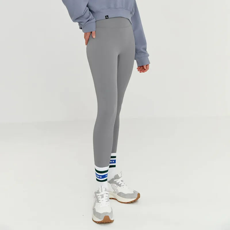 XEXYMIX Yoga Pants Women's Downpour Gray-4