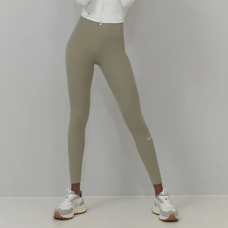 XEXYMIX Yoga Pants Women's Light Gray Green-1
