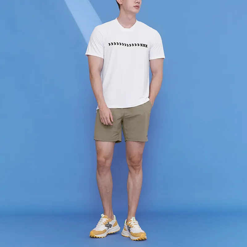 XEXYMIX Casual Shorts Men's Dark Beige-4