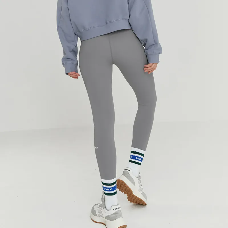 XEXYMIX Yoga Pants Women's Downpour Gray-2
