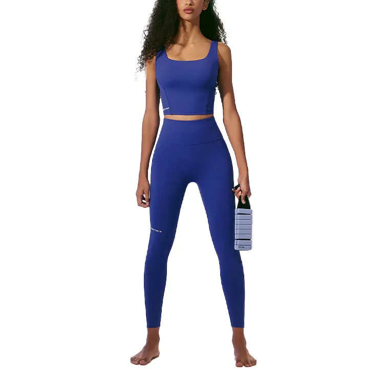 XEXYMIX Yoga Pants Women's Bright Blue-1