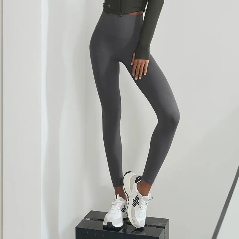 XEXYMIX Yoga Pants Women's Dark Shadow Gray - POIZON