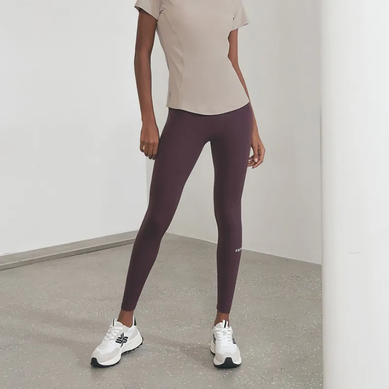 XEXYMIX Yoga Pants Women's Dark Burgundy-1
